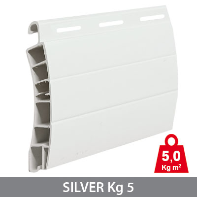 Tapparella Avvolgibile in PVC Silver