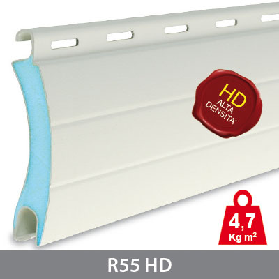Tapparella Avvolgibile in Alluminio coibentato R55 HD Alta Densità