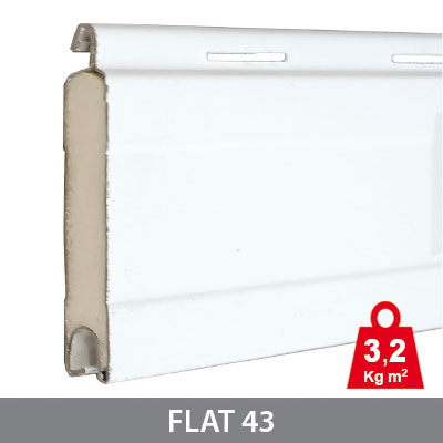 Tapparella Avvolgibile in Alluminio coibentato Flat 43