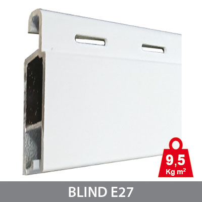 Tapparella Avvolgibile in Alluminio Estruso Blind E27