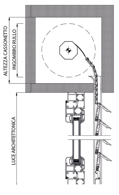 Avvolgimento Interno Tapparella Orienta Obliqua