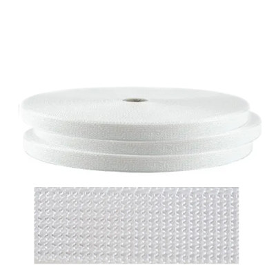 cod R42-B Rotolo cintino cotone rinforzato bianco