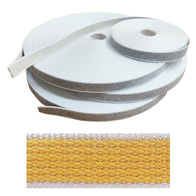 Cintino per avvolgibili cod R89-G cotone rinforzato giallo