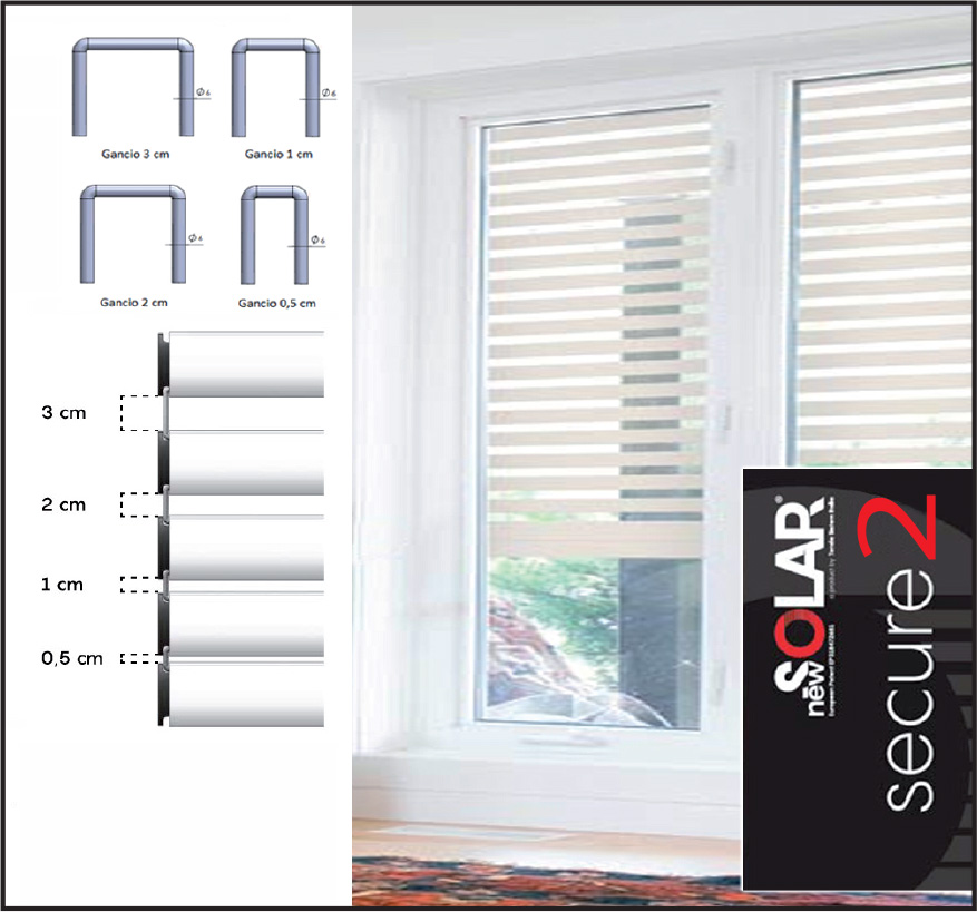 Tapparella Avvolgibile in Alluminio Estruso New Solar Secur 2