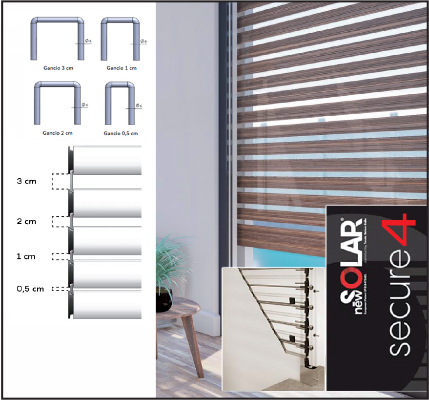 Tapparella Avvolgibile in Alluminio Estruso New Solar Secur 4
