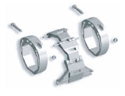 Securblock antieffrazione per profili da mm 14 con anelli su rullo diametro 60