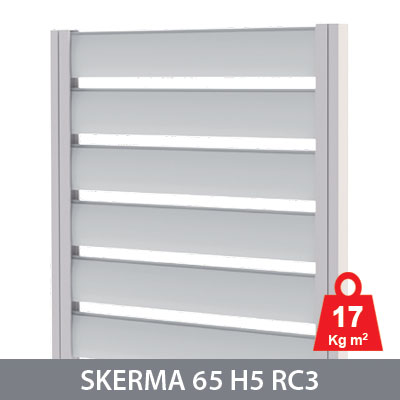 Tapparella Avvolgibile in Alluminio Estruso Skerma 65 RC3 H5
