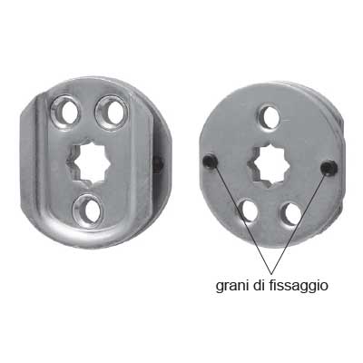 Supporto 45 innesto mm 30 con foro stella 10 cod 116Q1020